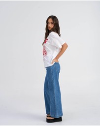 ONLY - Vivvi Printed Cotton T-Shirt