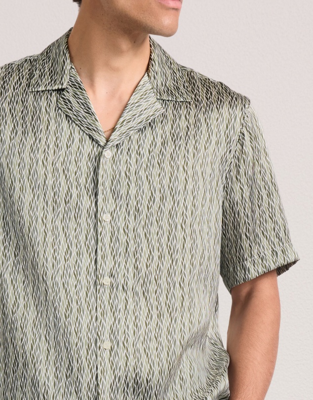 Frescobol Carioca - Roberto Silk Prado Print SS Shirt