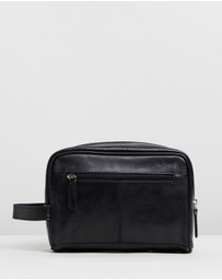 Staple Superior - George Leather Washbag