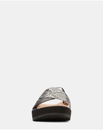Vionic - Hayden Platform Slide - Natural Snake