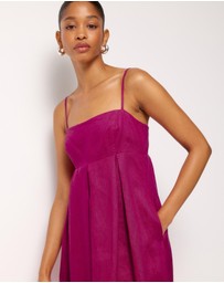 AERE - Aniya Linen Maxi Dress