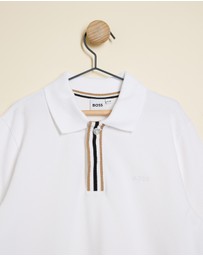 BOSS - Long Sleeve Polo - Kids-Teens