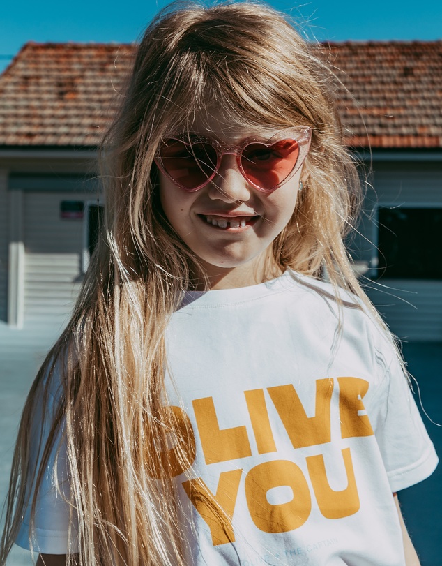 Olive & The Captain - Olive You Everyday Tee - Marigold