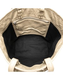 Pre-Loved by Azura Reborn - Pre-Loved Medium Woven Calfskin Barbes East West Shopper Bag