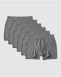Boody - 7-Pack Mens Original Boxer Charcoal