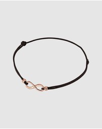 Elli Jewelry - Bracelet Infinity 925 Sterling Silver Rosegold