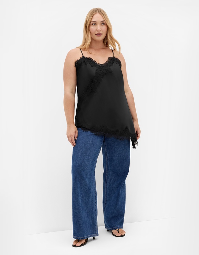 City Chic - Orielle Lace Trim Cami