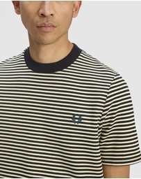 Fred Perry - Fine Stripe Heavy Weight T-Shirt