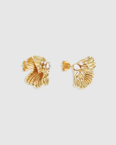 By Charlotte - Ocean Whisper Statement Earrings