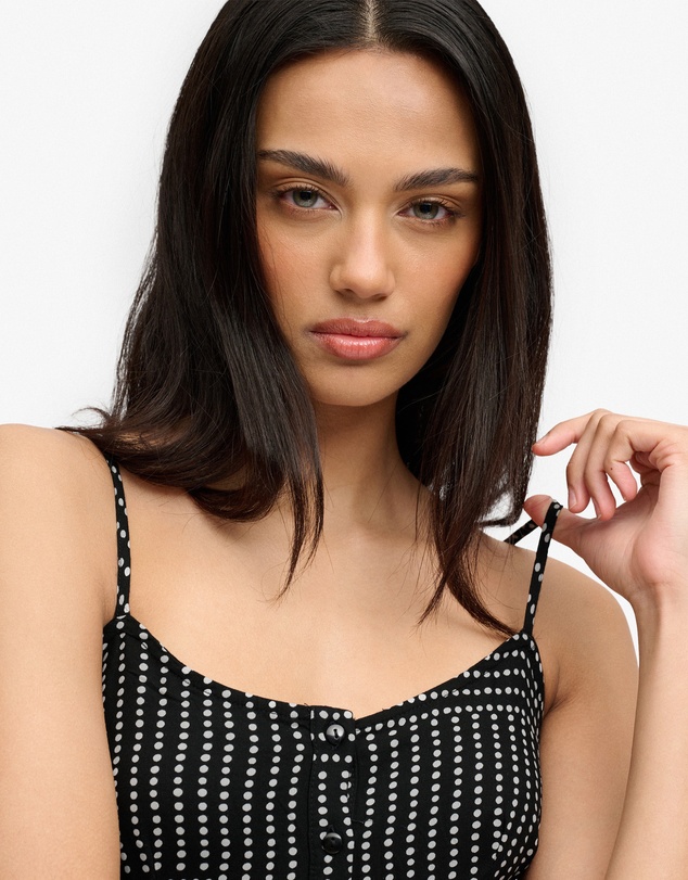 Superdry - Print Button Down Cami Midi Dress