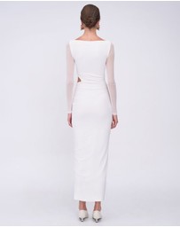 Suboo - Christy Mesh Ruched Front Maxi
