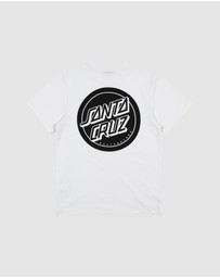 Santa Cruz - Reverse Dot Mono Tee - Teens