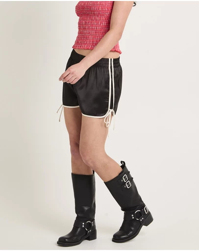 Alice In The Eve - Rory Satin Runner Shorts
