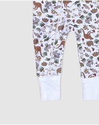B Free Intimate Apparel - 100% Organic 2-Way Zip Sleepsuit - Baby & Toddler