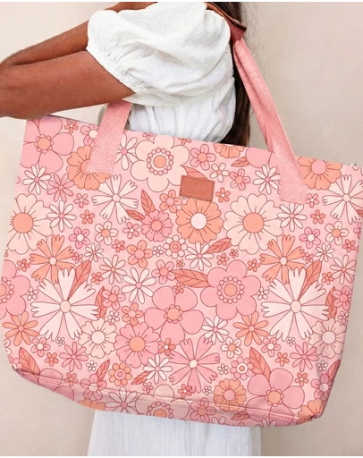 Sky Gazer - The Anywhere Beach Bag- Flower Power
