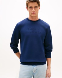 Tommy Hilfiger - Mixed Media Intechno Crew Neck Sweat