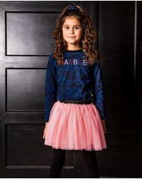 B.Nosy - Marble Print Sweatshirt - Kids-Teens