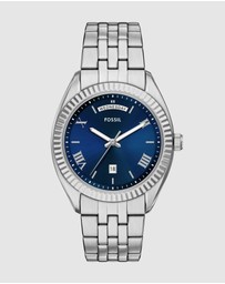 Fossil - Campbell Silver Analogue Watch