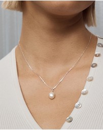 SAINT VALENTINE - Keshi Pearl Necklace - Silver