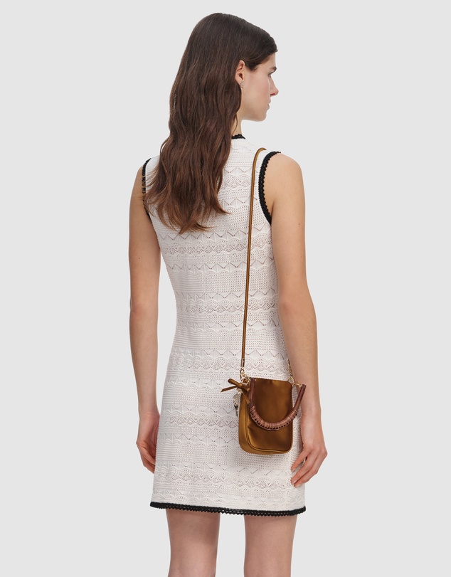 Self Portrait - Pointelle Knit Mini Dress