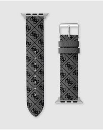 GUESS - Guess Apple Band - Quattro G Charcoal Leather 38/40/41mm