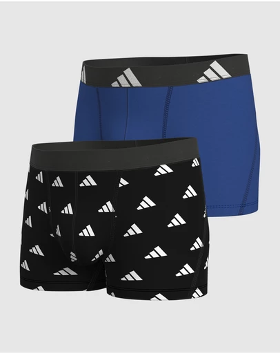adidas Sportswear - 2 Pack Active Flex Cotton Trunk Underwear
