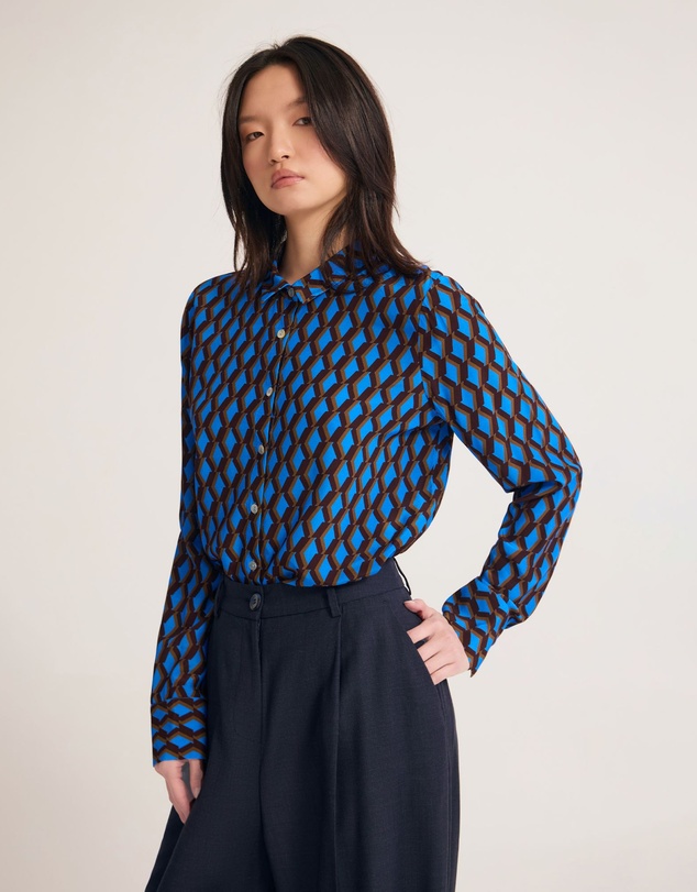 Oxford - Poppy Printed Shirt