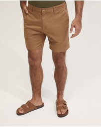 Oxford - Tom Cotton Stretch Shorts