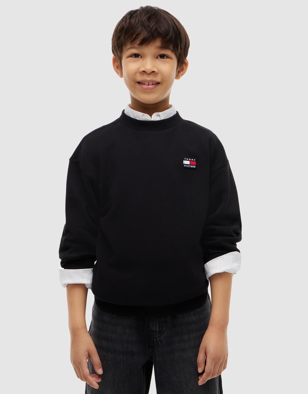 Tommy Hilfiger - Heritage Flag Crewneck Sweater - Kids-Teens