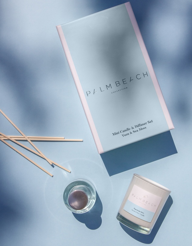 Palm Beach Collection - Yuzu & Sea Moss Mini Candle & Diffuser Gift Pack
