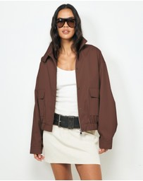AERE - Ines Funnel Neck Bomber