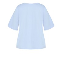 City Chic - Curved Hem Soho Studio Cotton Tee