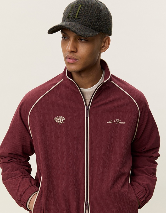 Les Deux - Seersucker Track Jacket