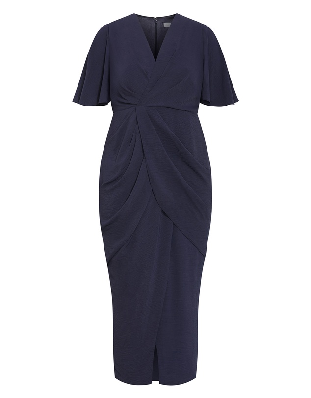 City Chic - Braelynn Drape Maxi Dress