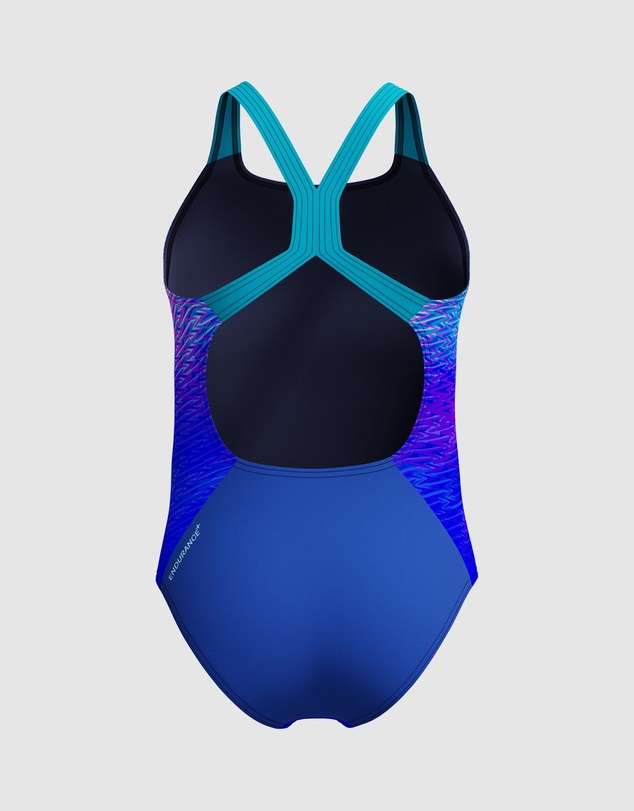 Speedo - Print Powerback Swimsuit - Kids-Teens