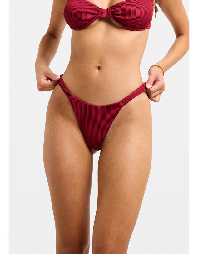 Subtitled - Rib Thick Band Bikini Bottom
