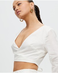 Third Form - Paisley Wrap Blouse
