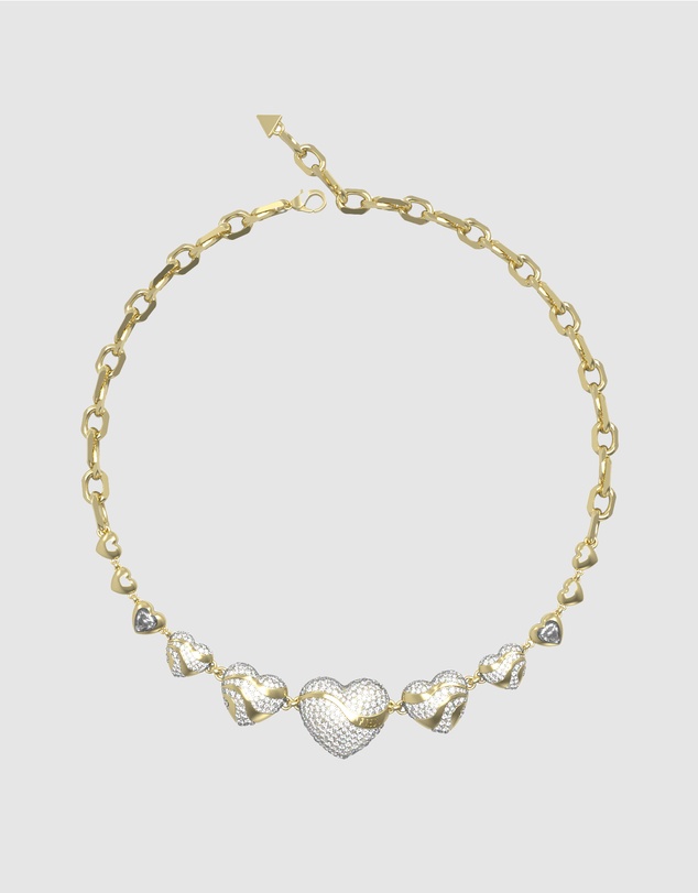 GUESS - Gold-Tone In My Heart Necklace
