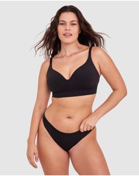 Bras N Things - Base Layers Wirefree Full Coverage - Black