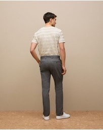 Trenery - Regular Fit Chino Pant in Charcoal