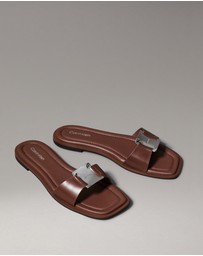 Calvin Klein - Leather Slides