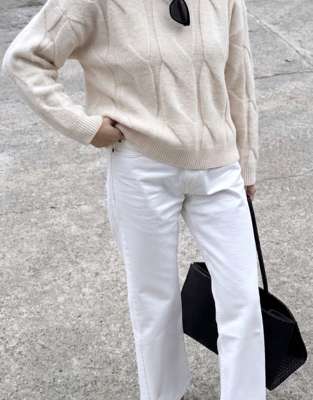 Atmos&Here - Stella Cable Knit Oversized Knit Jumper