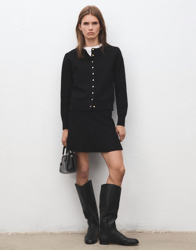 M.N.G - Flared Knitted Skirt