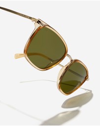 Hawkers Co - HAWKERS - Champagne Juniper Green INK Sunglasses for Men and Women UV400