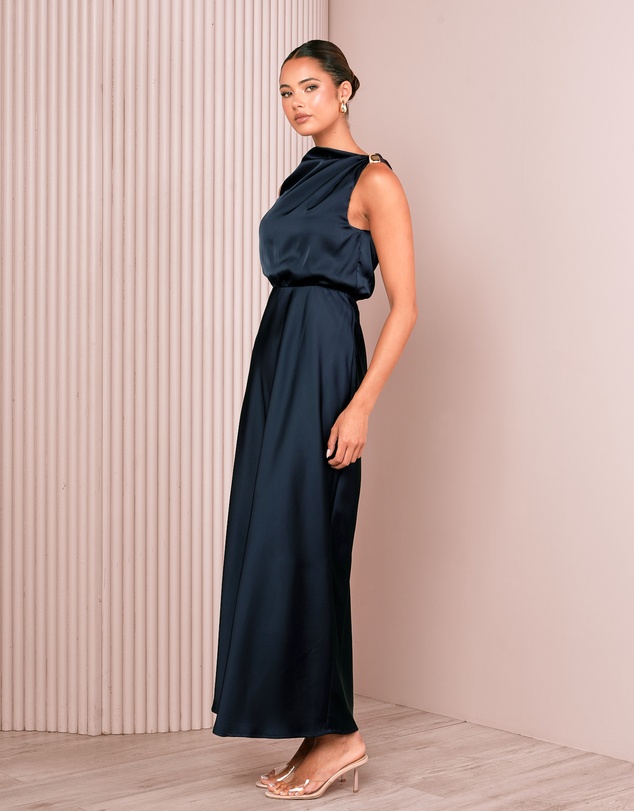 Azzurielle - Darsha Blouson Maxi Dress