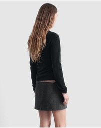 & Other Stories - Wool Mini Skirt