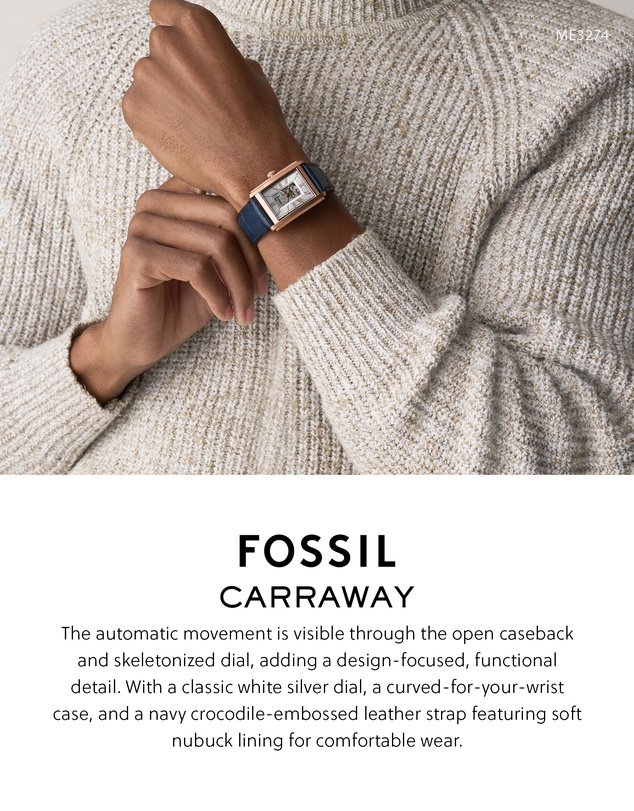 Fossil - Carraway Blue Analogue Watch
