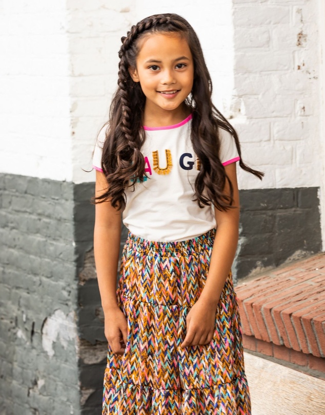 B.Nosy - Tee With Fancy Artwork - Kids-Teens