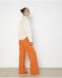 Cirkular - Pre-Loved - Courreges Pantalon in Orange