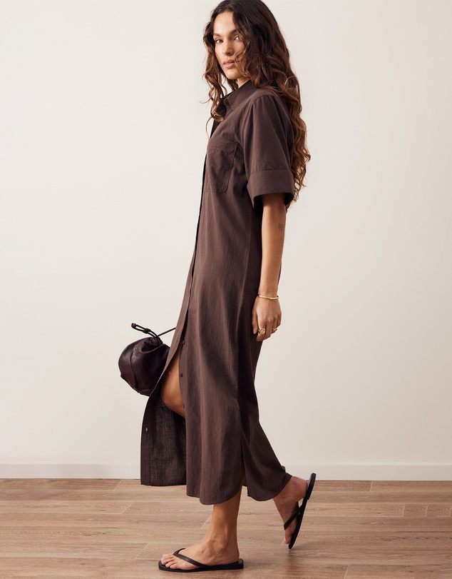 Ceres Life - Samara Midi Shirt Dress